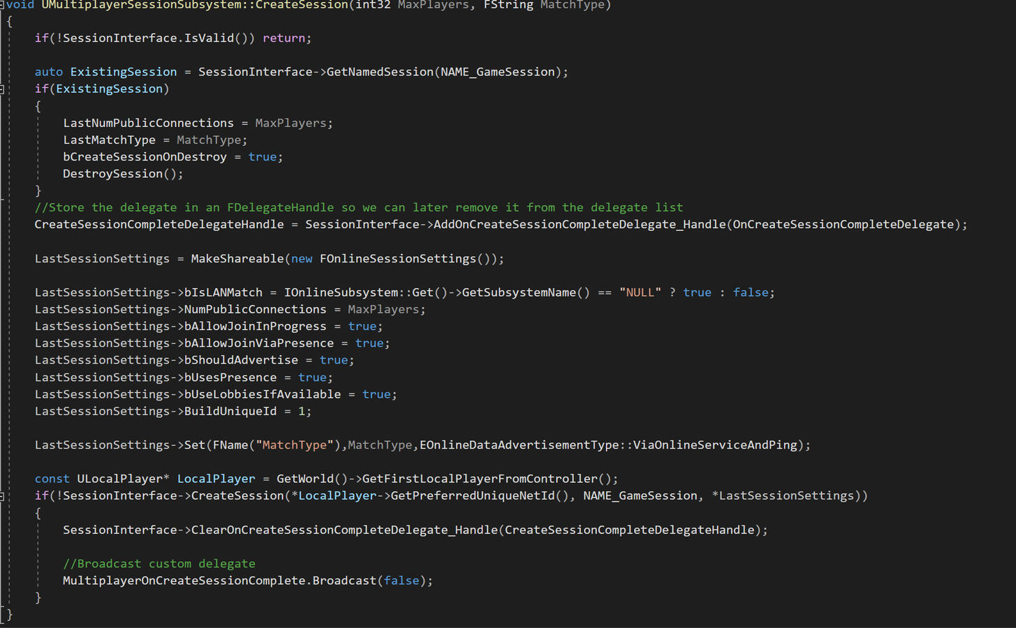 Functions For Online functionality