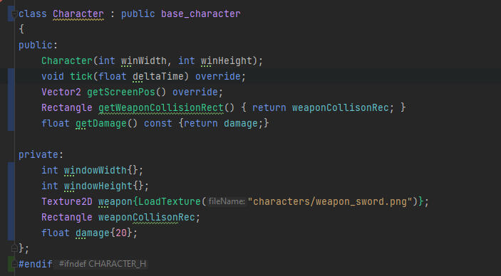 character override