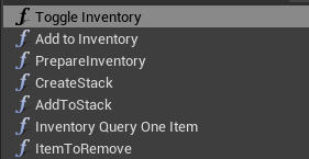 Inventory Functions